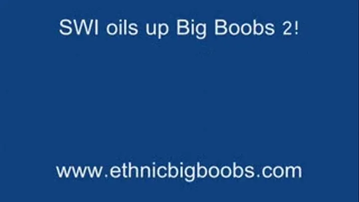 Sweet West Indie oils up Big Boobs!