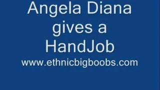 Angela Diana gives a Handjob