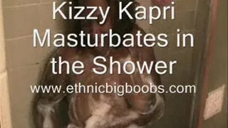 Kizzy Masturbates in the Shower!