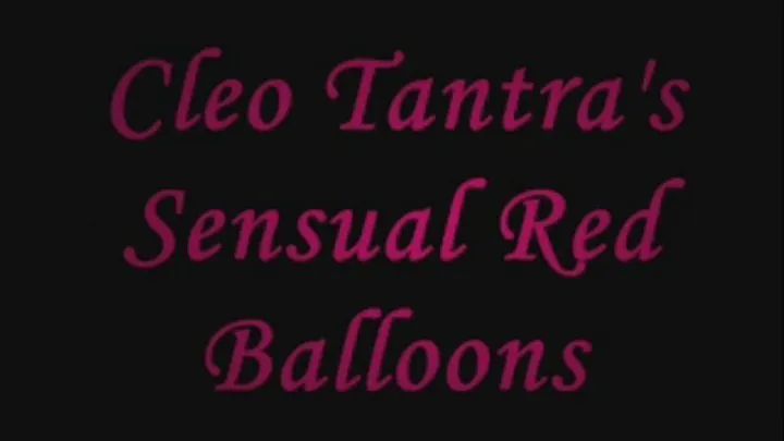 Cleo Tranta's Sensual Red Balloons IPOD