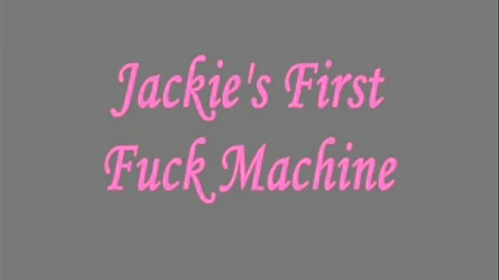 Jackie's First Fuck Machine IPOD