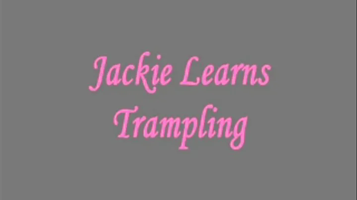 Jackie Learns Tramplng IPOD