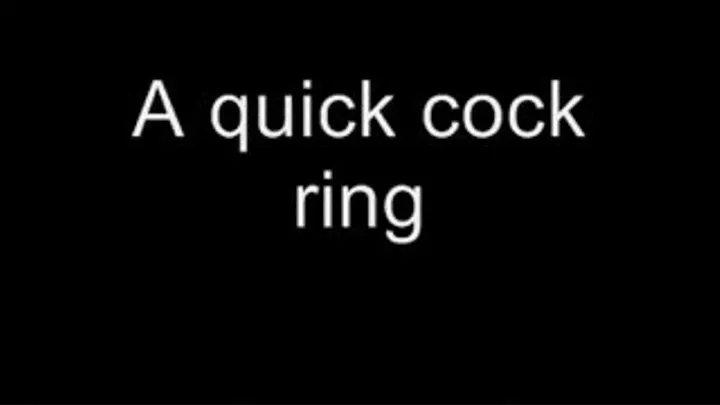 Emergency Cock Ring MEDIUM QUALITY