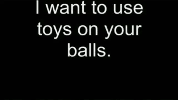 Toys on your balls HIGH QUALITY