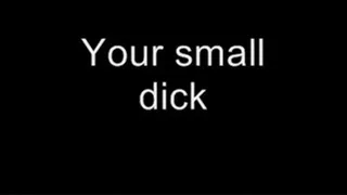 Your little dick MEDIUM QUALITY