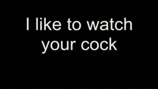 I like to watch cocks HIGH QUALITY