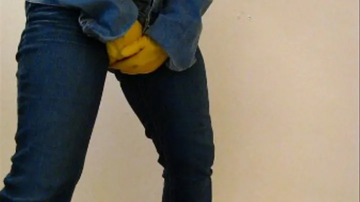 Cunt kicked in jeans