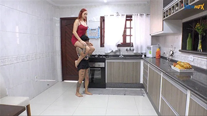 Sexy riding on the kitchen - Clip 01 ## Newmfx 2021 ##