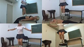 Trampling and Jumping on my Teacher - Clip 01