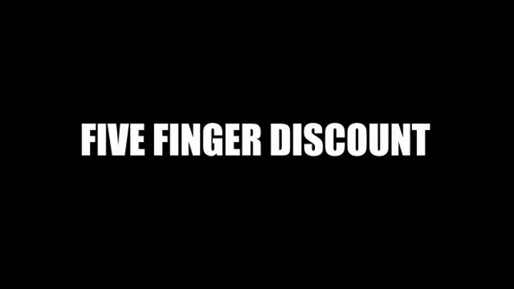 SQUIRTING: THE FIVE FINGER DISCOUNT