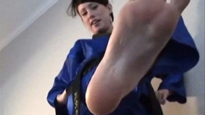 Under Megan's Feet 1: Karate