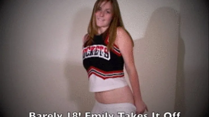 18Y/O Emily Strips off her Cheerleading Uniform & Masturbates & Spreads it All For You!