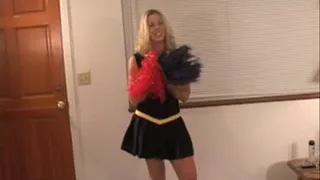 Madison Likes the way her cheer uniform looks without her Spankie Panties - Shows off in her Under panties Full Large File!
