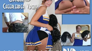 Helen Myers 20Y/O Bubble Butt Cheerleader Strips Off her Spankies and Fingers Her Juicy Pussy!