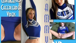 Cheerleader Tammy's 1st Ever Finger-Banging Masturbation Scene! Hot Spreads! Bloomers OFF!