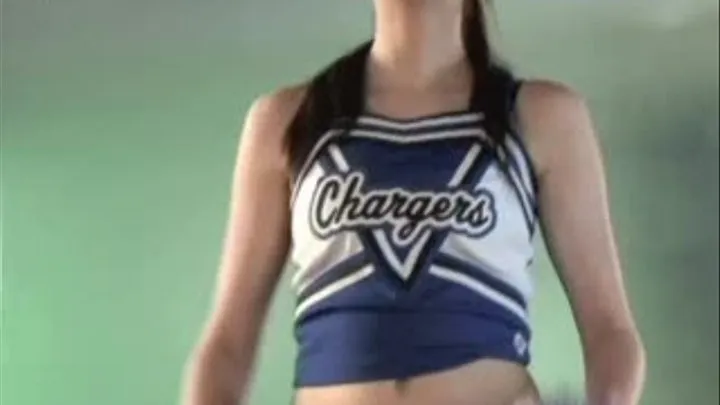 18 Y/O Cheerleader Stacy Strips Topless and Massages Her Firm. Plump. Nayural B-Cup Cheer Titties!