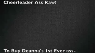 18Y/O Deanna Fucks Her Cheerleader Ass With Her Pom-Pom Handle!