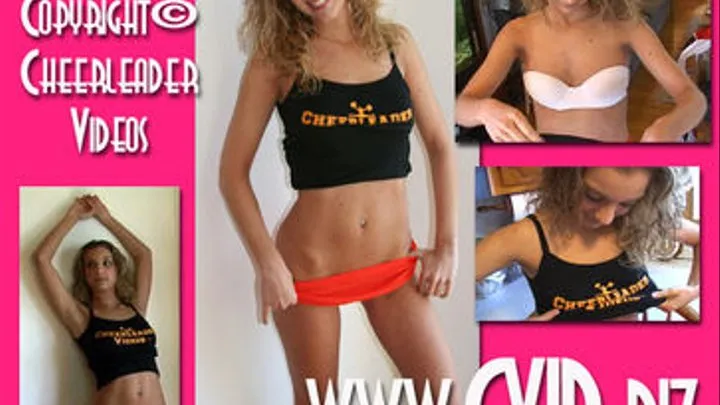 Adorable 18Y/O Karla Poses For Bottomless Naughty Cheerleader Photos!