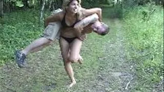 Scary Lifting In The Woods