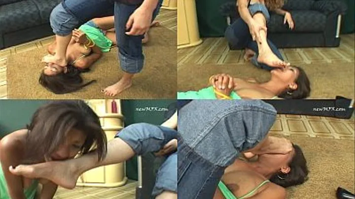 Giovannah chockes with her Feet - Clip 06