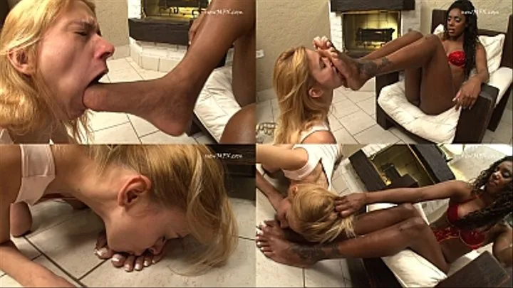 Worshipping big black feet - Clip 03 - ##NEW MOVIE