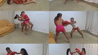 FEMALE BOXING - MICHELLE vs CRISTINA - CLIP 01