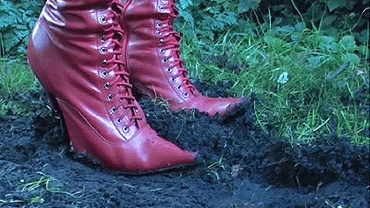 Taste the fresh mud on My Red Boots