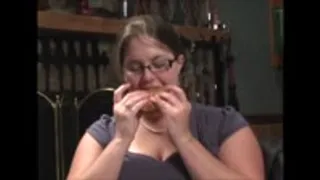 Watch Big Beautiful Woman Beth Stuffing Herself With Fast Food!