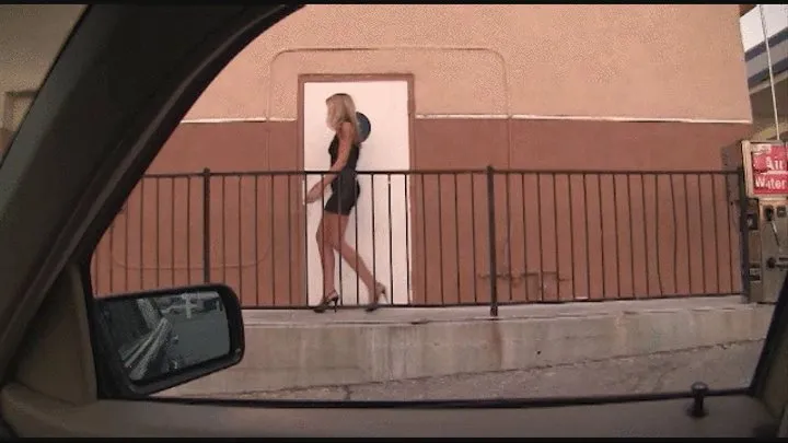 Darcy Sucks Off Stranger's Cock At The Gas Station Bathroom Gloryhole!