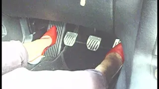 Driving in pink sandals Part1