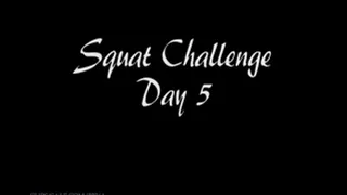 Squat Cam: Squat Challenge Day 5 - Quicktime