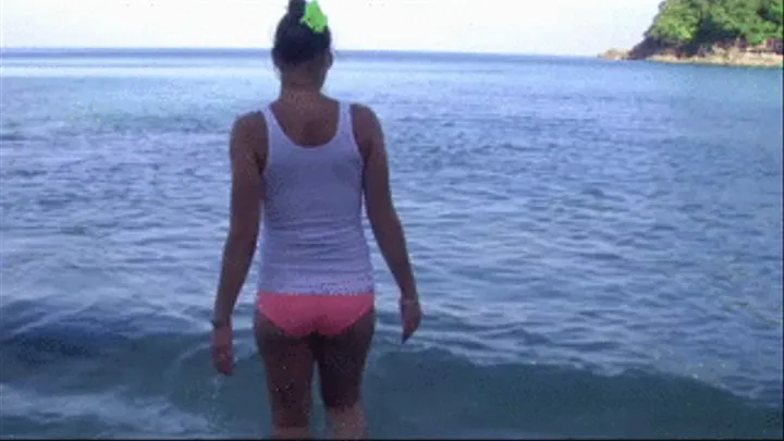 Wet T-Shirt on the Beach