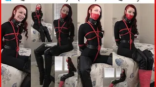 Kajira Bound - Catsuit and Ballet Boots - Part 1