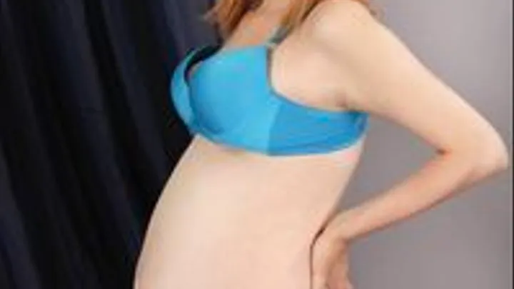 PREGNANT Redhead 7 Months Video