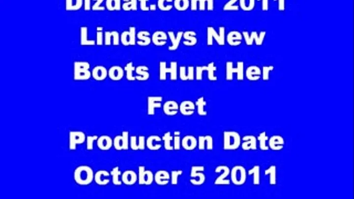 Lindseys New Boots Hurt her Feet