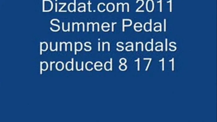 Summer pedal pumps in sandals