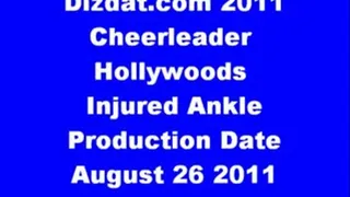 Cheerleader Hollywoods Sprained ankle