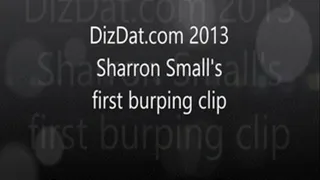 Sharron Small's first burping clip