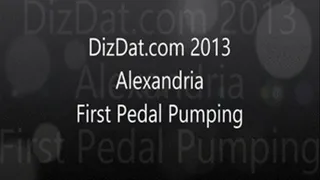 Alexandria's first pedal pumping clip