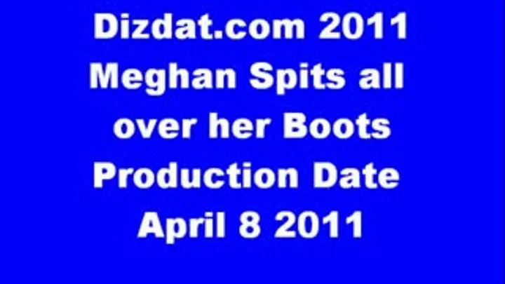 Meghan Spits All Over her Boots