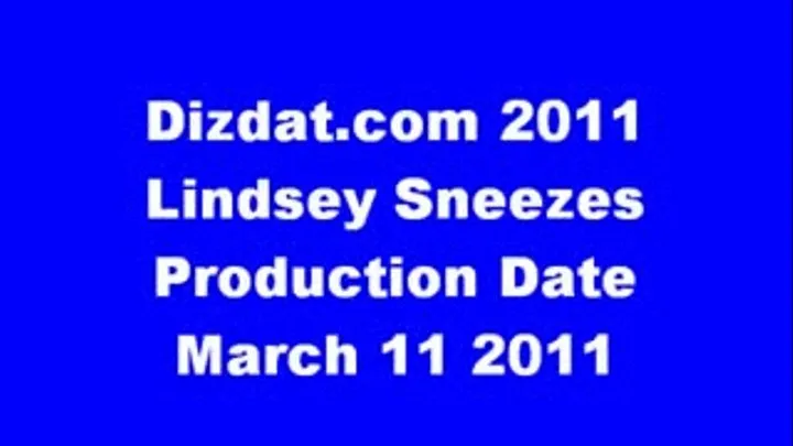 Lindsey Sneezes