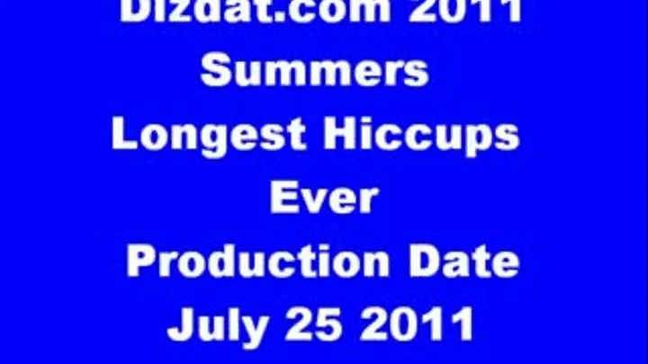 Summers longest hiccups ever