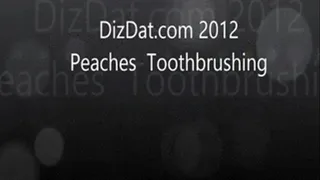 Peaches Toothbrush Clip