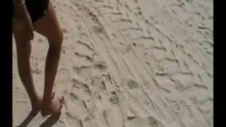 foot play in the surf