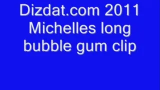 Michelles Long Bubble Gum Clip