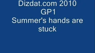 GP 1 Summer's hands are stuck