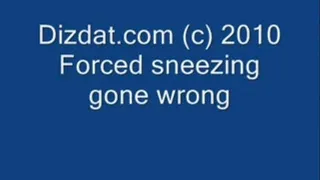 sneezing gone wrong