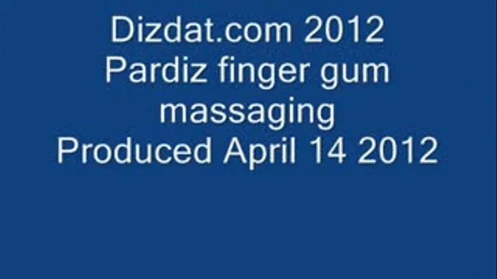 Pardiz finger gum massaging