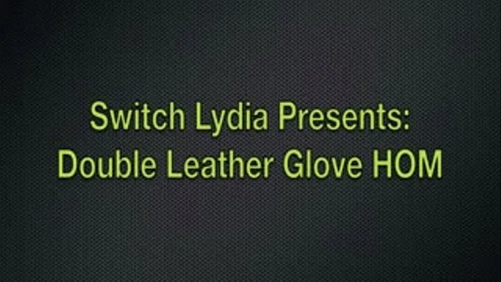 Double Leather Glove HOM