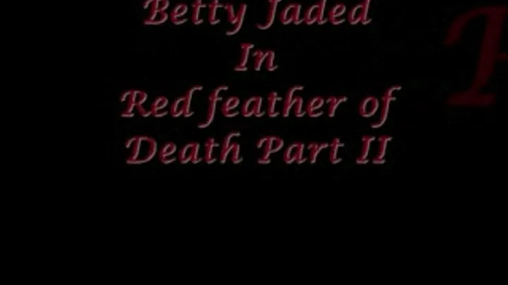 REDUCED Red feather of Part II